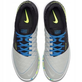 Ghete de fotbal Nike LunarGato Ii 580456 070 albastru negru 1
