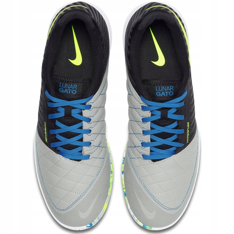Ghete de fotbal Nike LunarGato Ii 580456 070 albastru negru 1