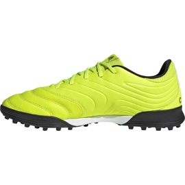 Pantofi de fotbal Adidas Copa 19.3 Tf galbeni F35507 1