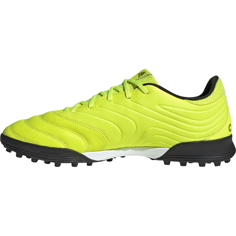Pantofi de fotbal Adidas Copa 19.3 Tf galbeni F35507 1