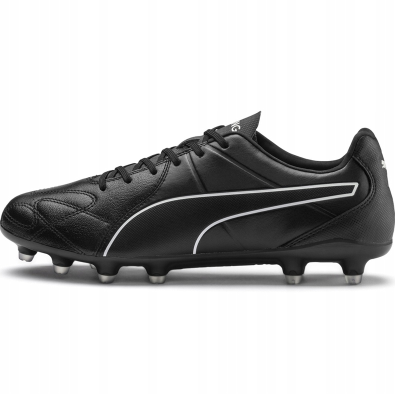 Pantofi de fotbal Puma King Hero Fg alb-negru 105609 01 1