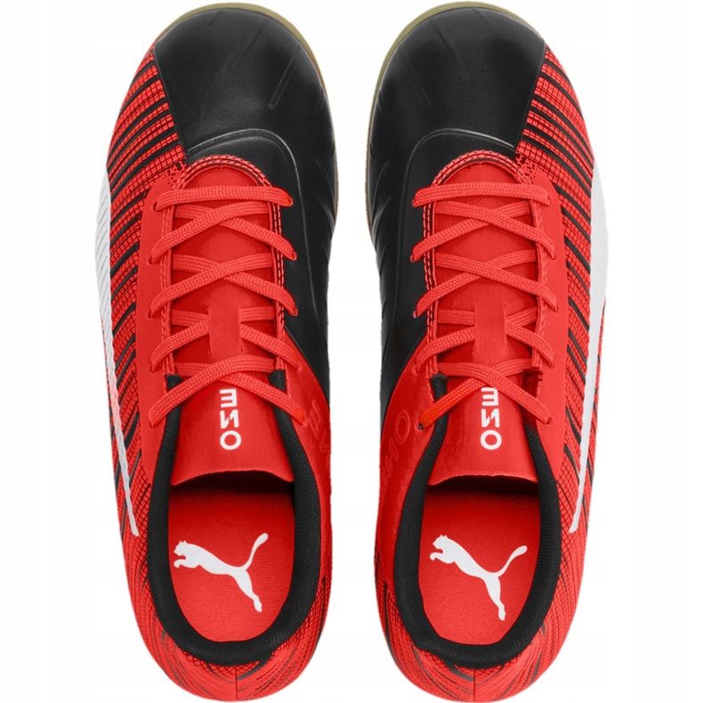 Ghete de fotbal Puma One 5.4 It Junior 105664 03 multicolor roșu 1