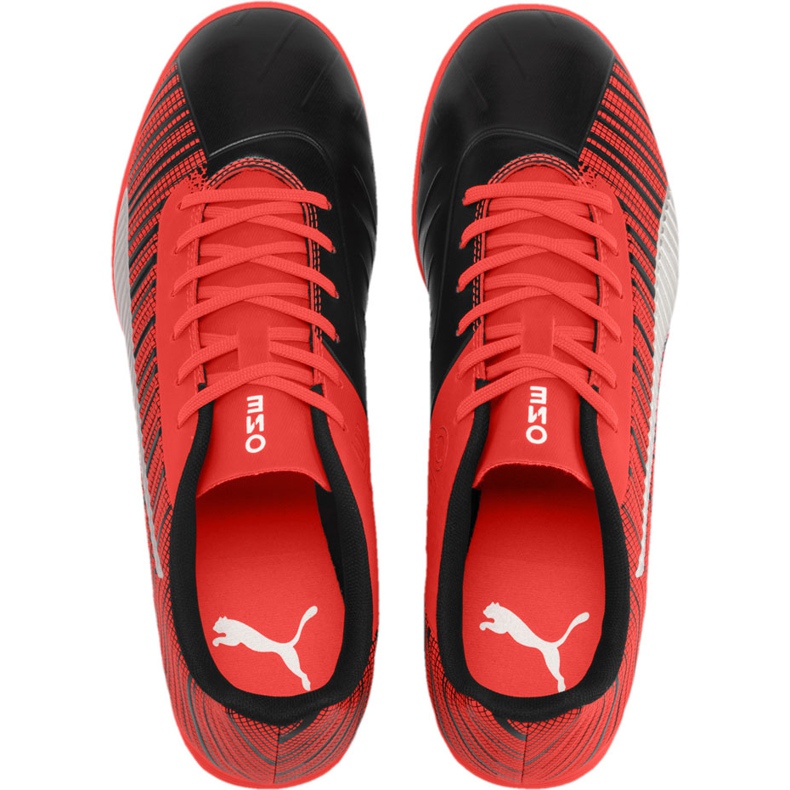 Ghete de fotbal Puma One 5.4 It roșu-negru 105654 01 2