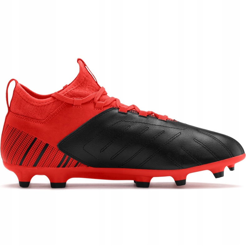 Ghete de fotbal Puma One 5.3 Fg Ag roșu-negru 105604 01 multicolor roşu 1