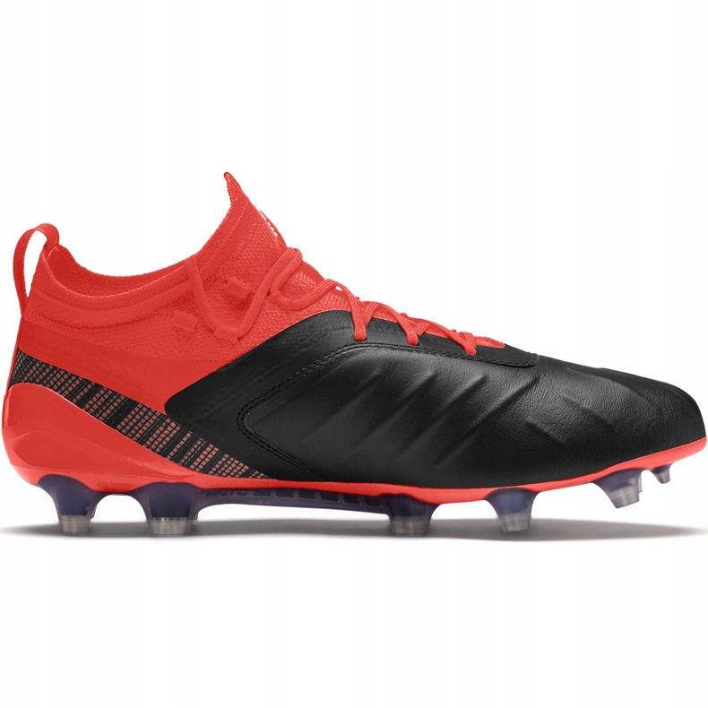 Ghete de fotbal Puma One 5.1 Fg Ag 105578 01 multicolor roșu 1