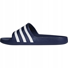 Papuci Adidas Adilette Aqua bleumarin F35542 alb albastru marin 2
