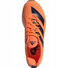 Pantofi de alergare pentru femei adidas Adizero Xc Sprint W portocaliu F35763 portocale 1