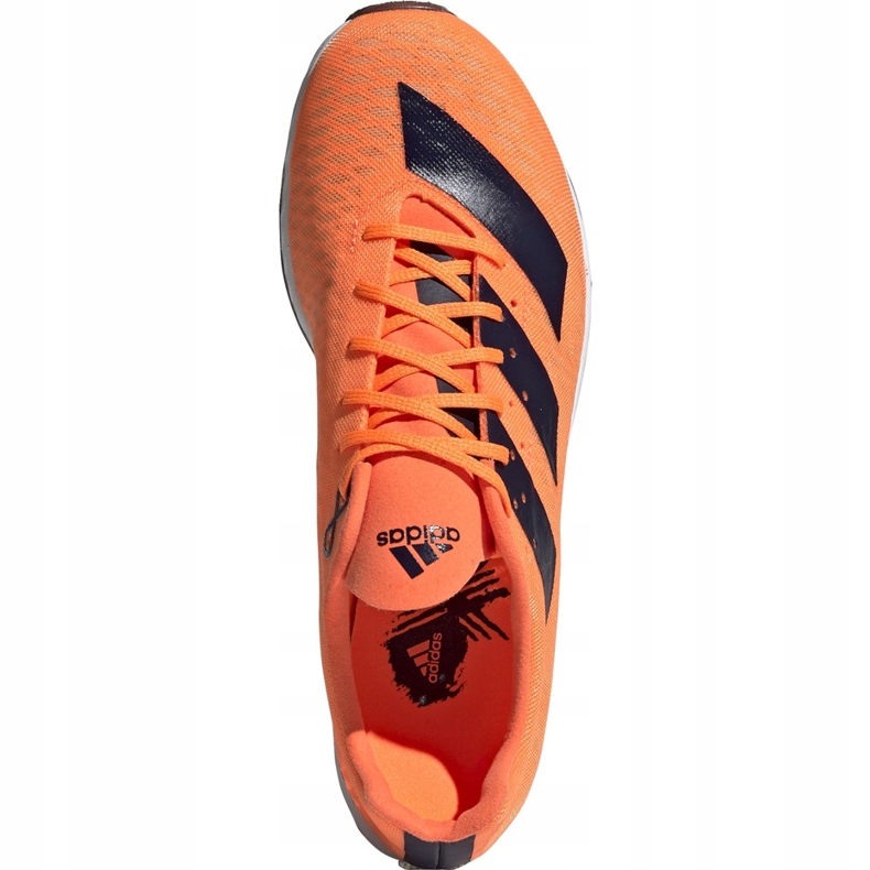 Pantofi de alergare pentru femei adidas Adizero Xc Sprint W portocaliu F35763 portocale 1