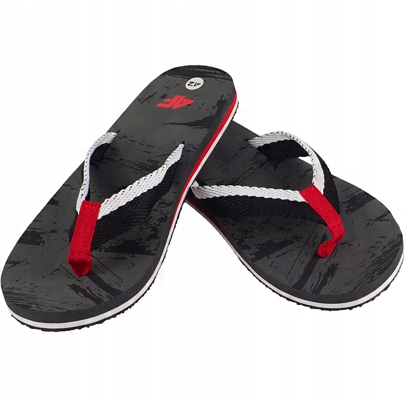 Papuci bărbați 4F H4L19 KLM002 90A multicolor negru 1