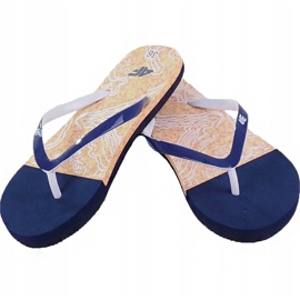 Papuci 4F pentru femei, bleumarin închis H4L19 KLD003 30S albastru marin 1