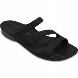 Papuci de damă Crocs Swiftwater Sandal W negru 203998 060 3