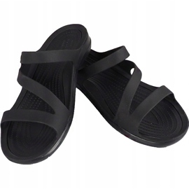 Papuci de damă Crocs Swiftwater Sandal W negru 203998 060 1