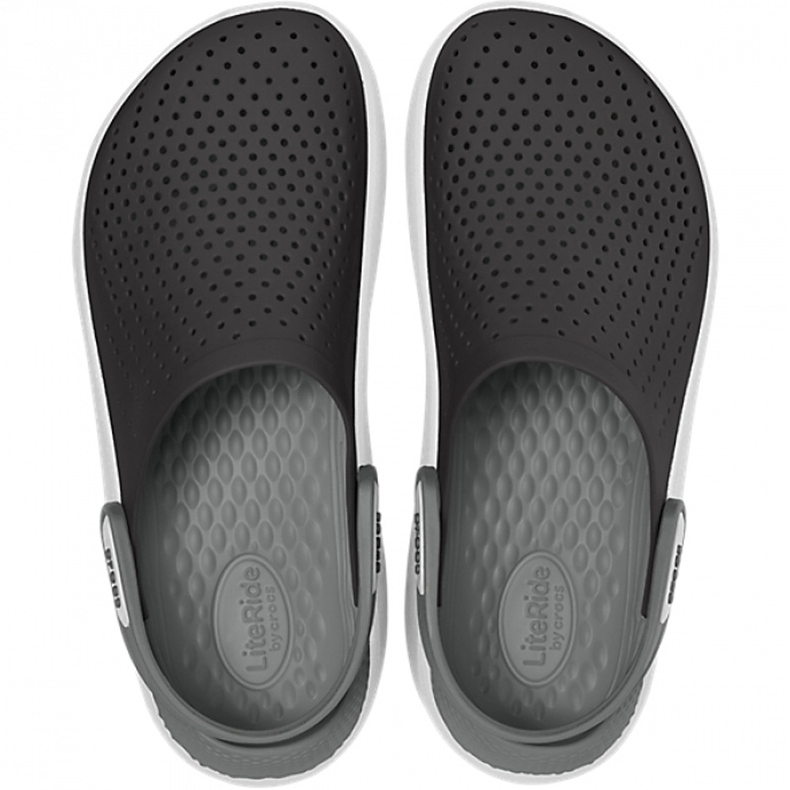 Sandale Crocs Literide pentru bărbați Crocs pentru bărbați negru / gri 204592 05M 1