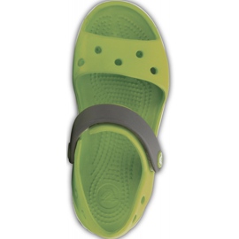 Sandale Crocs pentru copii Sandale Crocband pentru copii verde și gri 12856 3K9 1