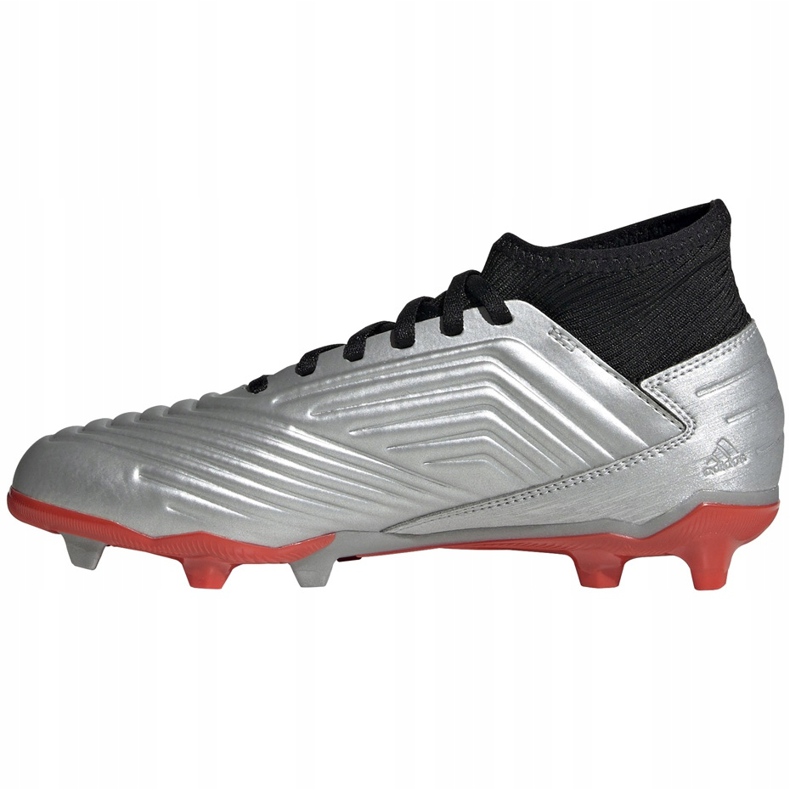 Ghete de fotbal adidas Predator 19.3 Fg Jr argintiu G25795 multicolor 1