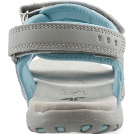 Sandale fete 4F multicolor J4L19 JSAD206 90S albastru gri 3
