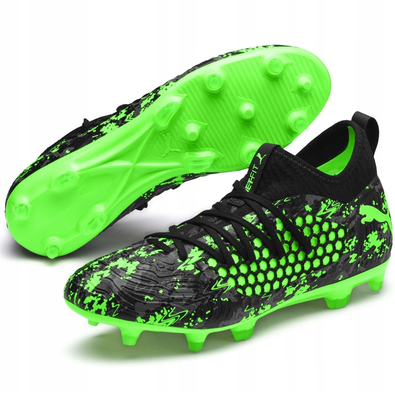 Ghete de fotbal Puma Future 19.3 Netfit Fg Ag 105539 04 multicolor negru 1