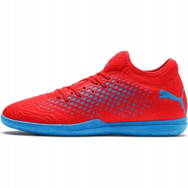 Pantofi de fotbal Puma Future 19.4 It roșu-albastru 105549 01 multicolor 2