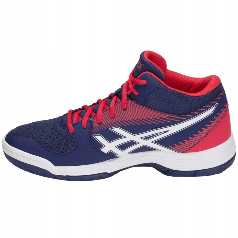 Pantofi de volei pentru bărbați Asics Gel-Task Mt B703Y-400 alb, roșu, bleumarin albastru marin 1