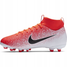 Pantofi de fotbal Nike Mercurial Superfly 6 Academy Mg Jr AH7337 801 multicolor roșu 2