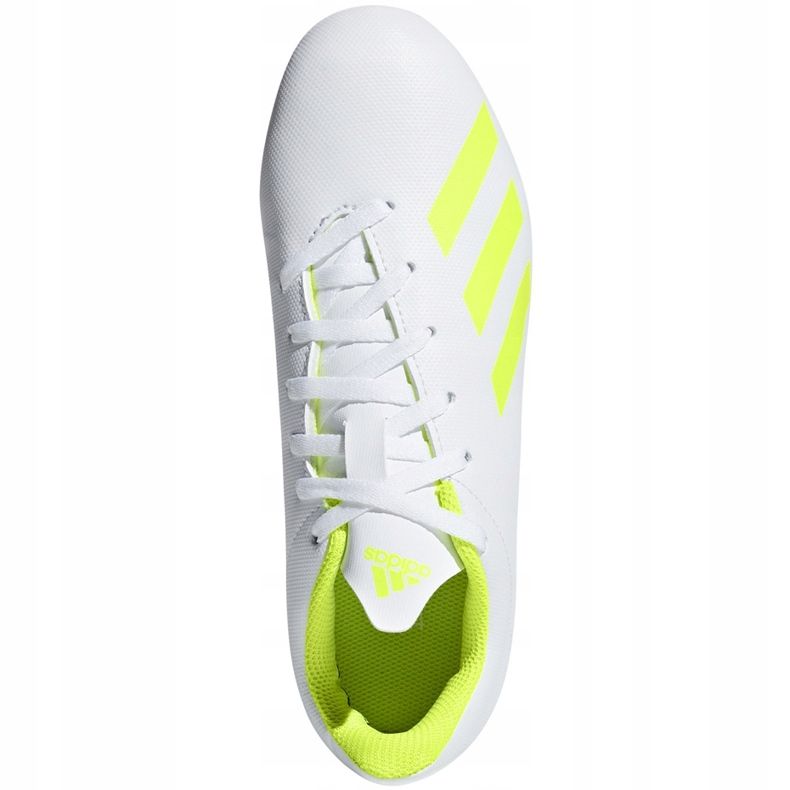 Ghete de fotbal Adidas X 18.4 FxG Jr BB9380 multicolor alb 1