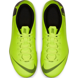 Pantof de fotbal Nike Mercurial Vapor 12 Club Mg Jr AH7350 701 multicolor verde 1