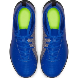 Pantofi de fotbal Nike Phantom Vsn Club Df Ic Jr AO3293 400 albastru albastru 1