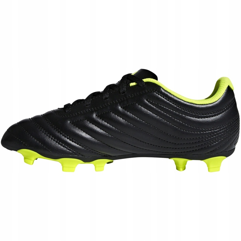 Pantofi de fotbal Adidas Copa 19.4 Fg Jr negru galben D98088 multicolor 1