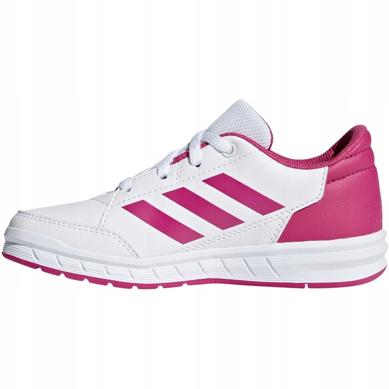 Pantofi pentru copii Adidas AltaSport K albi și roz D96870 1