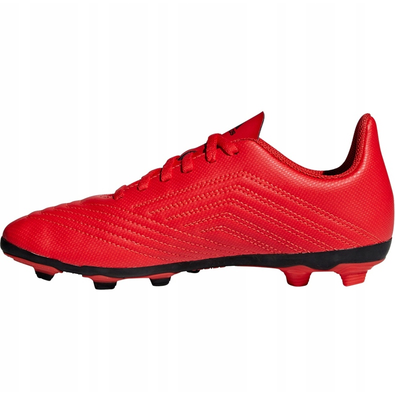 Ghete de fotbal Adidas Predator 19.4 FxG Jr CM8541 multicolor roșu 1
