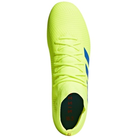 Ghete de fotbal adidas Nemeziz 18.3 Fg galben albastru BB9438 multicolor 1