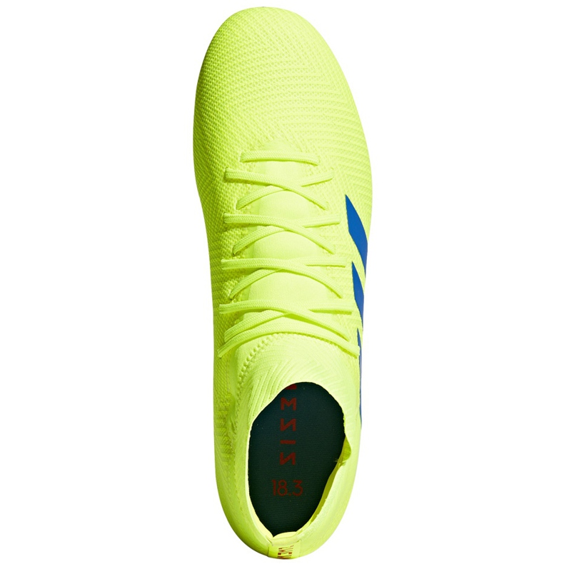 Ghete de fotbal adidas Nemeziz 18.3 Fg galben albastru BB9438 multicolor 1