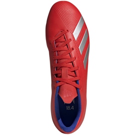 Pantofi de fotbal Adidas X 18.4 Fg roșu BB9376 multicolor roşu 1