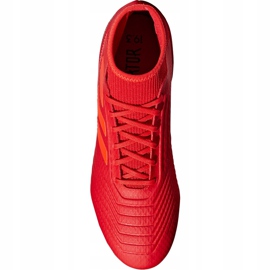 Ghete de fotbal Adidas Predator 19.3 Fg BB9334 multicolor roșu 1