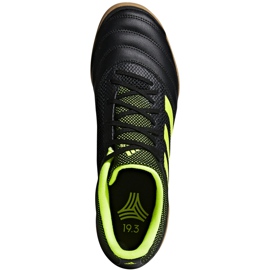 Pantofi de fotbal Adidas Copa 19.3 In Sala negru galben BB8093 1