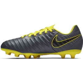 Pantofi de fotbal Nike Tiempo Legend 7 Club Mg Jr AO2300 070 negru gri 1