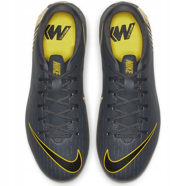 Pantofi de fotbal Nike Mercurial Vapor 12 Academy Mg Jr AH7347 070 multicolor gri 1