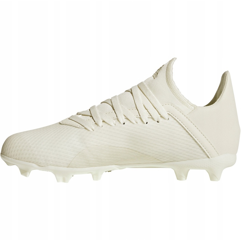 Ghete de fotbal Adidas X 18.3 Fg Jr DB2417 alb, crem bej 1
