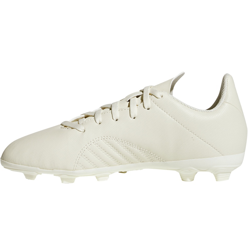 Ghete de fotbal Adidas X 18.4 FxG Jr DB2421 multicolor bej 1
