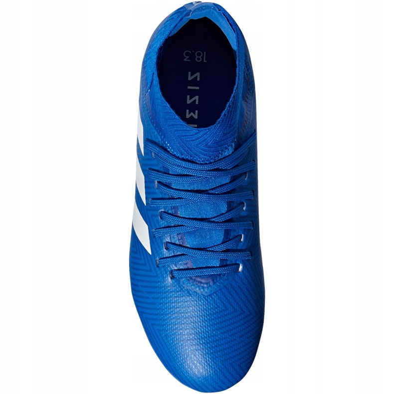 Cizmele de fotbal adidas Nemeziz 18.3 Fg Jr DB2351 multicolor albastru 1