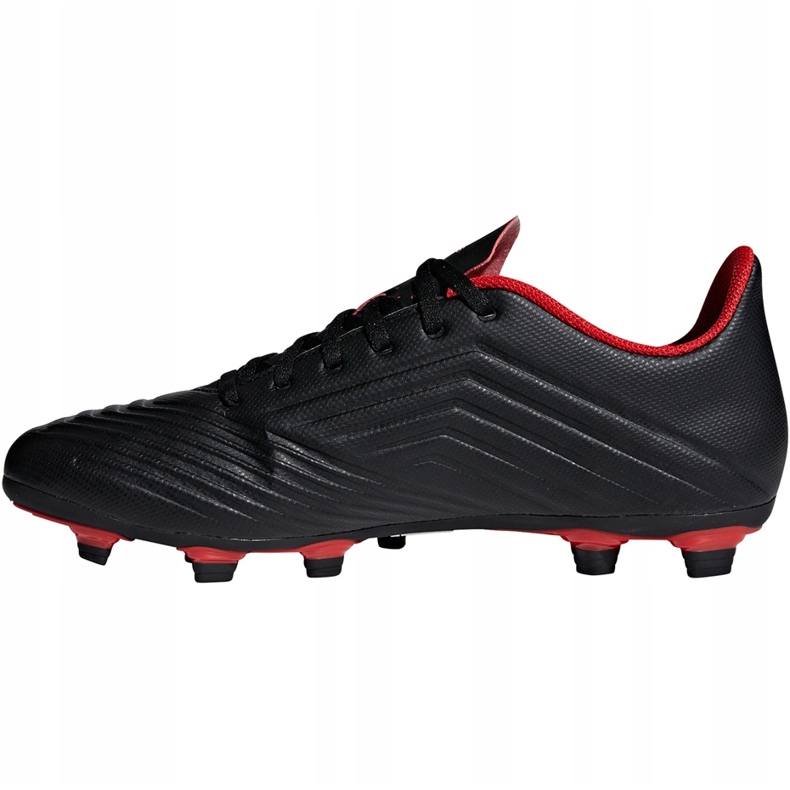 Ghete de fotbal Adidas Predator 18.4 FxG DB2007 negru 1