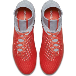 Pantof de fotbal Nike Hypervenom 3 Academy Df Fg AQ9217 600 multicolor argint 1