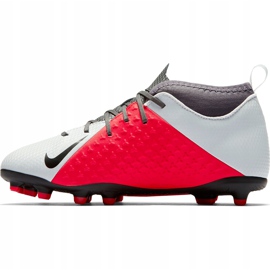 Pantofi de fotbal Nike Phantom Vsn Club Df Fg Mg Jr AO3288 060 multicolor alb 1