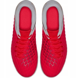 Pantof de fotbal Nike Hypervenom Phantom 3 Club Fg Jr AJ4146 600 multicolor roșu 1