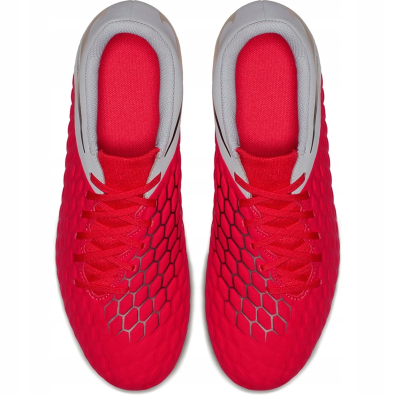 Pantof de fotbal Nike Hypervenom Phantom 3 Club Fg Jr AJ4146 600 multicolor roșu 1