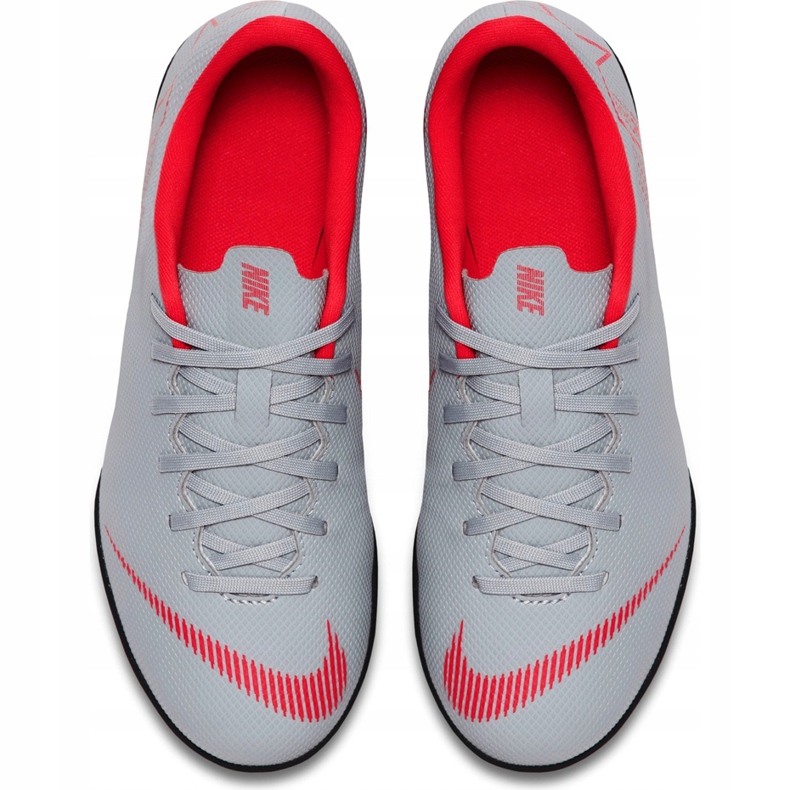 Pantofi de fotbal Nike Mercurial Vapor X 12 Club Tf Jr AH7355 060 multicolor gri 1