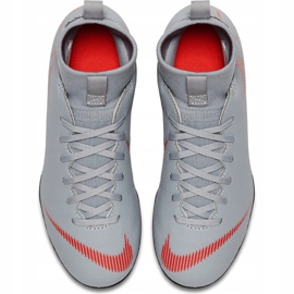 Pantofi de fotbal Nike Mercurial Superfly 6 Club Mg Jr AH7339 060 alb gri 1