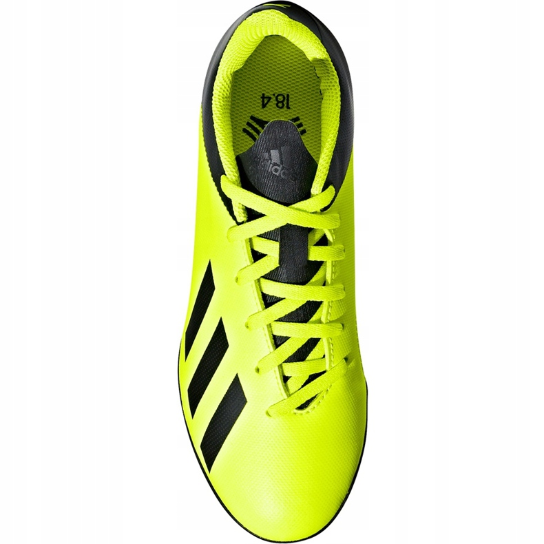 Cizmele de fotbal adidas X Tango 18.4 Tf Jr DB2435 galben galben 1