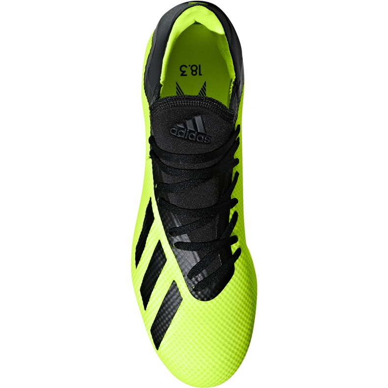 Ghete de fotbal Adidas X 18.3 Fg DB2183 galben galben 1