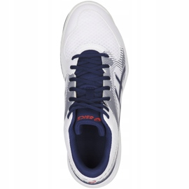 Asics Gel-Task Mt B703Y 100 pantofi de volei pentru bărbați alb albastru marin alb 1
